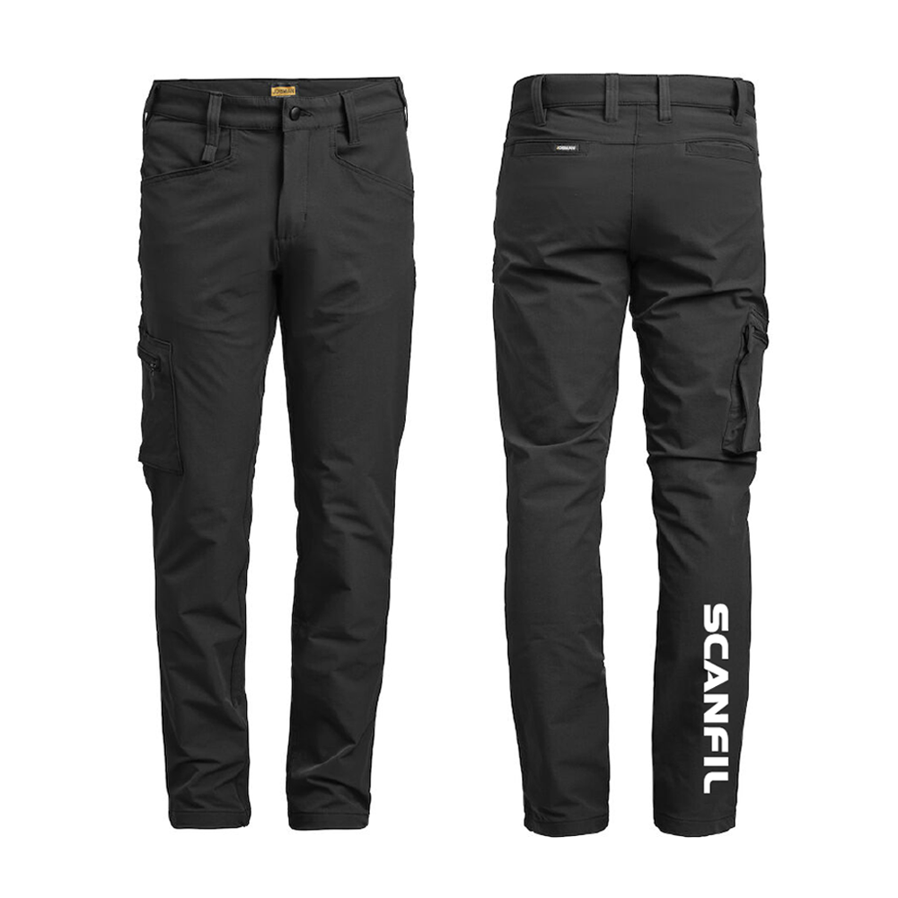 Servicebyxa stretch Svart