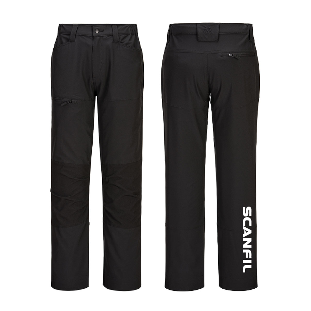 Servicebyxa i 4-vägsstretch herr